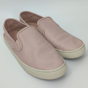 Tory Burch Jessie Pink Slip On Leather Sneakers 7M